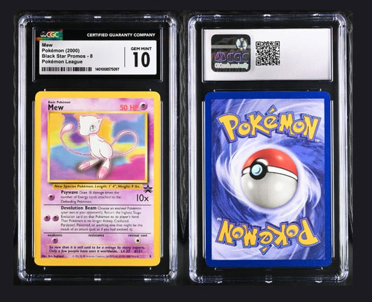 CGC 10 POKEMON BLACK STAR PROMOS MEW 8