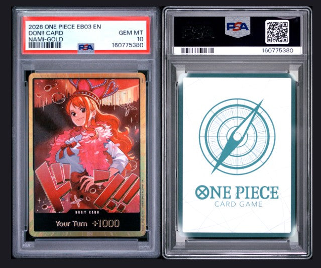 PSA 10 2026 One Piece Eb03-Extra Booster -One Piece Heroines Edition- Don!! Card
