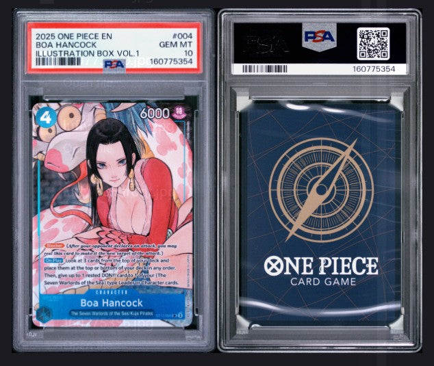 PSA10 2025 One Piece Promos Boa Hancock #004 Illustration Box Vol.1