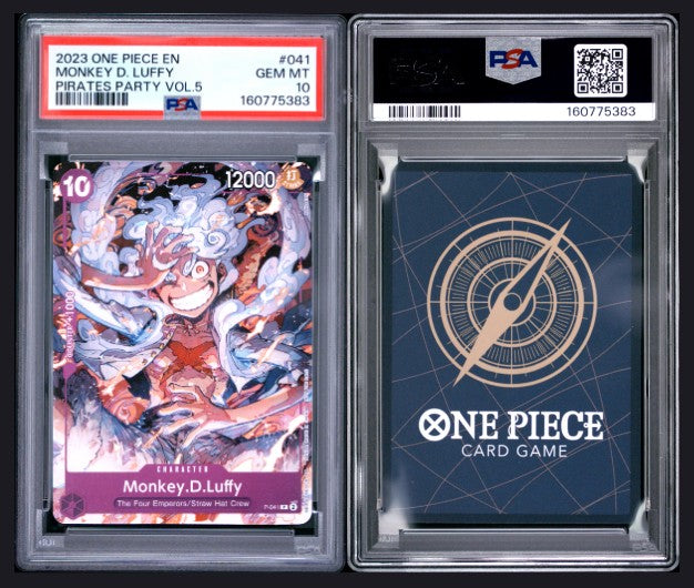 PSA 10 2023 One Piece Promos Monkey D. Luffy #041 Pirates Party Vol.5