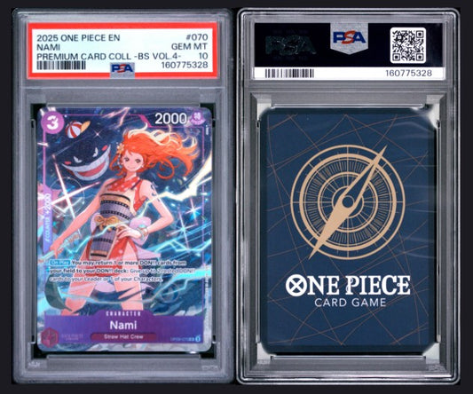 PSA 10 2025 One Piece Premium Card Collection -Best Selection Vol.4 - Nami #070