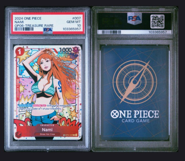 PSA10 2024 ONE PIECE OP06 WINGS OF THE CAPTAIN 007 NAMI