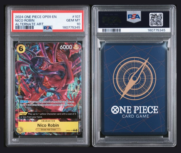 PSA 10 2024 One Piece Op09-Emperors in the New World Nico Robin #107